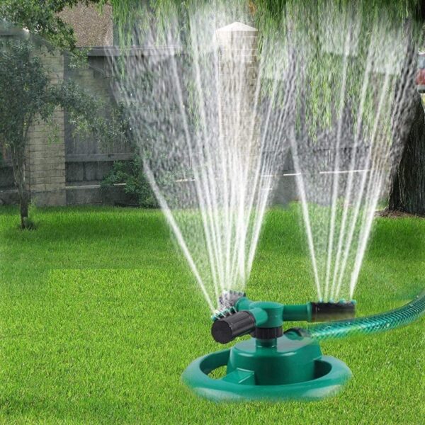 Garden Sprinkler 3 Arm Rotating Outdoor - Image 2