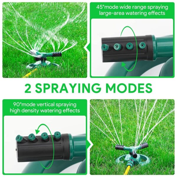 Garden Sprinkler 3 Arm Rotating Outdoor - Image 5