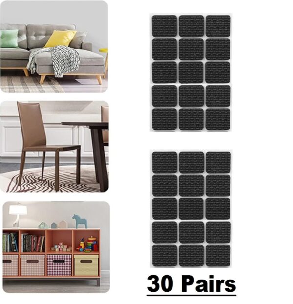 30 pcs Square Chair leg Pad Anti Slip Furniture Mate Home Improvement - Image 4