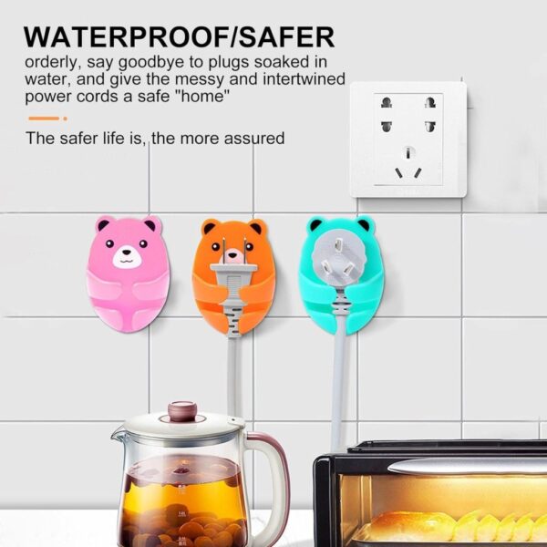 Plug Hook Wall Hooks Cute Bears Home & Kitchen - Image 5