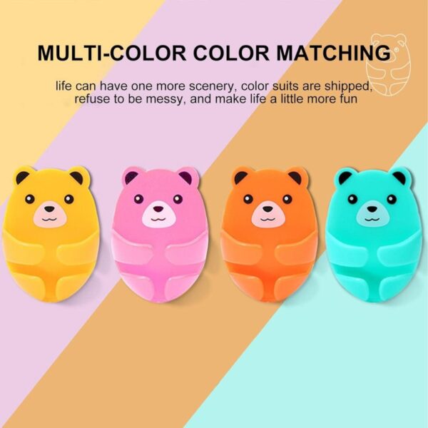 Plug Hook Wall Hooks Cute Bears Home & Kitchen - Image 6