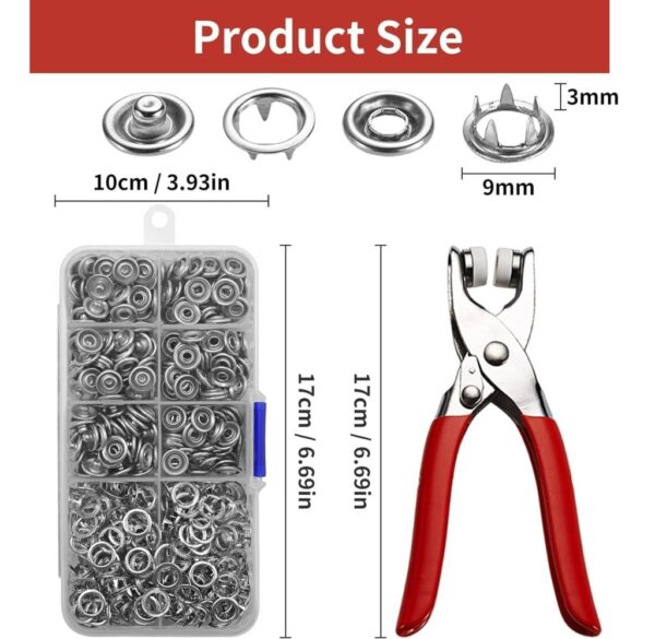 Thickened Snap Buttons Kit Home & Kitchen - Image 9