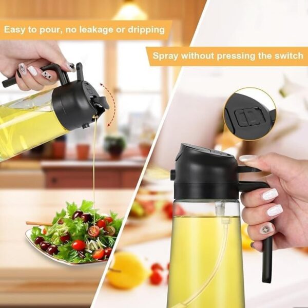 GLASS OIL SPRAY BOTTLE ( 210 ML ) - Image 3