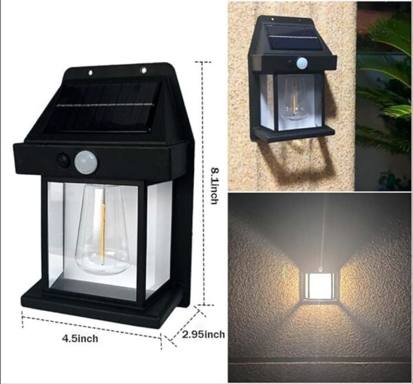 SOLAR WALL BULB LAMP OUTDOOR - Image 8