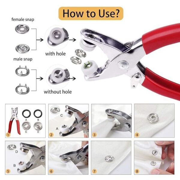THICKENED SNAP BUTTONS KIT - Image 7
